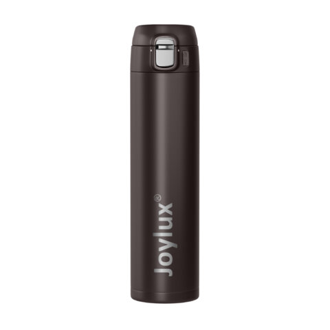 Термокружка 520 мл JOYLUX (ДЖОЙЛЮКС) ULTRA BROWN, нержавеющая сталь SUS304, коричневый матовый