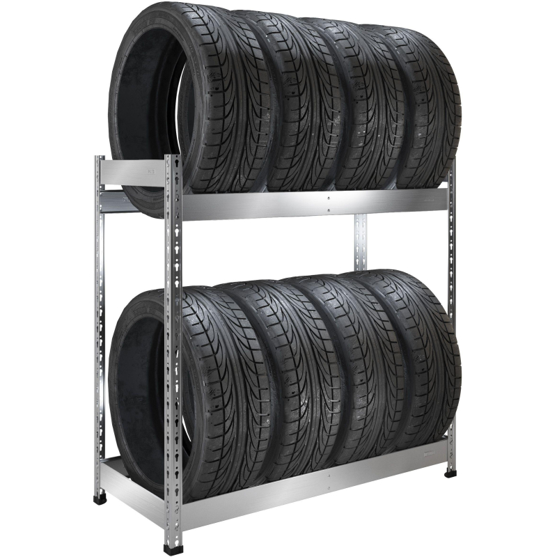 превью Стеллаж металлический SB 1153×1167х525 для хранения 8 шин оцинк