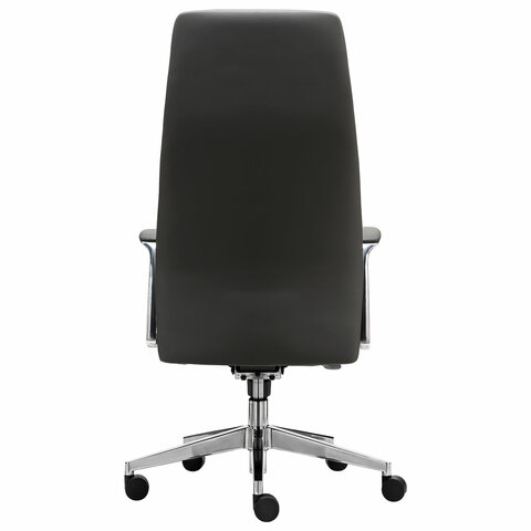 Кресло BRABIX PREMIUM ''Adept EX-752'', синхромеханизм, алюминий, экокожа, черное