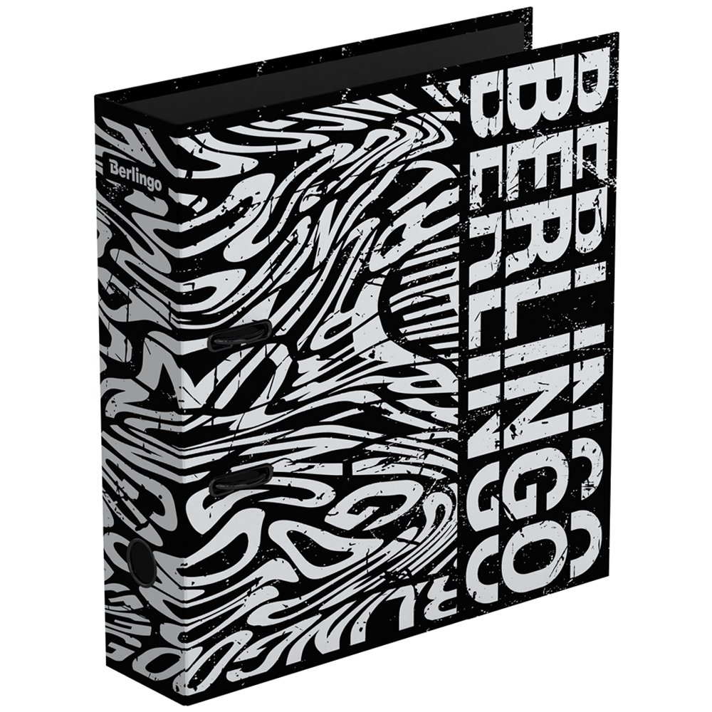 превью Папка-регистратор Berlingo «Monochrome», 80мм, ламинированная, с рисунком