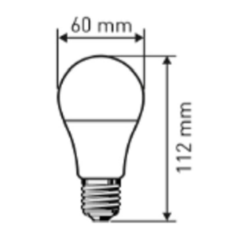 Лампа светодиодная ЭРА LED 13 Вт E27 грушевидная 6000 К дневной белый свет