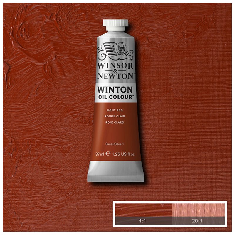 Краска масляная художественная Winsor&Newton «Winton», 37мл, туба, светло-красный