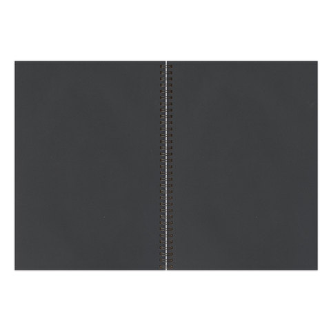 Альбом-скетчбук, черная бумага, А4, 210×297 мм, 120 г/м2, 32 л., гребень, BRAUBERG ART «CLASSIC»