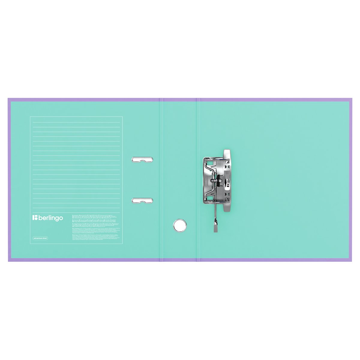 Папка-регистратор Berlingo «Haze», 80мм, матовая ламинированная, сиреневая