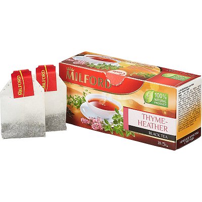 Чай Milford Thyme-heather черный 20 пакетиков