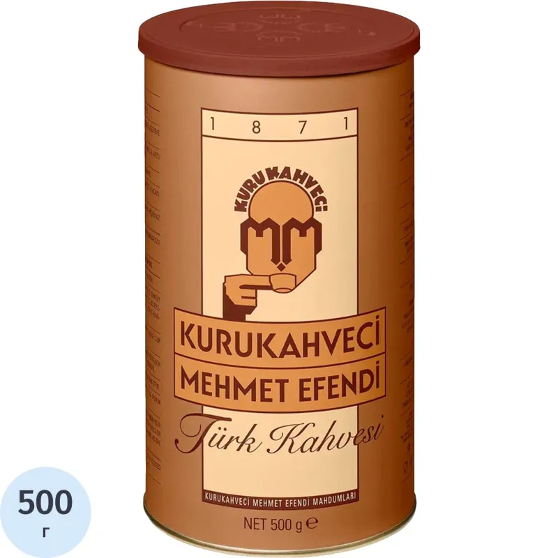 превью Кофе молотый Kurukahveci Mehmet Efendi турецкий ж/б 500г