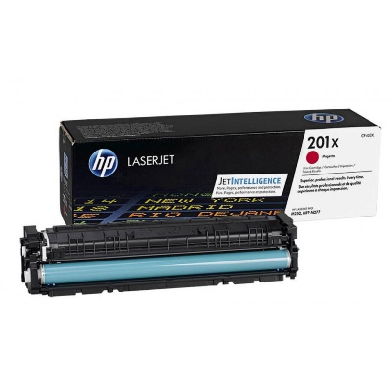 Картридж лазерный HP 201X CF403X пур. для CLJ Pro M252/M277