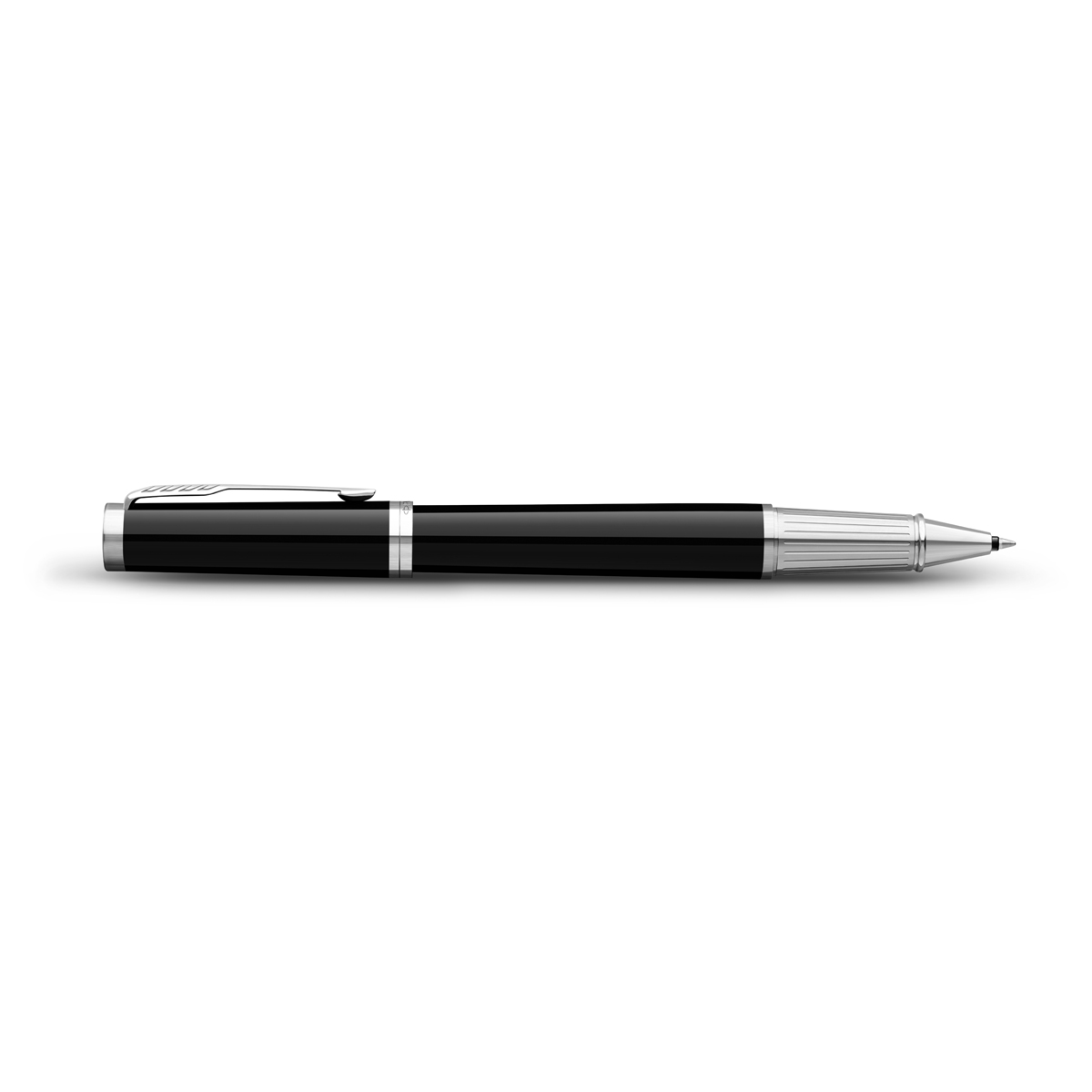 Ручка-роллер Parker «Ingenuity Black CT» черная, 0.5мм, подарочная упаковка