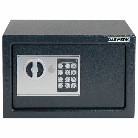 Сейф мебельный DASWERK SC-200EL (200×310х200 мм), электронный замок, графит