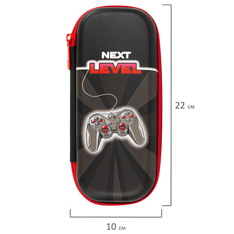 Пенал BRAUBERG, 1 отделение, 1 откидная планка, EVA, 22×10х5 см, «Next level»
