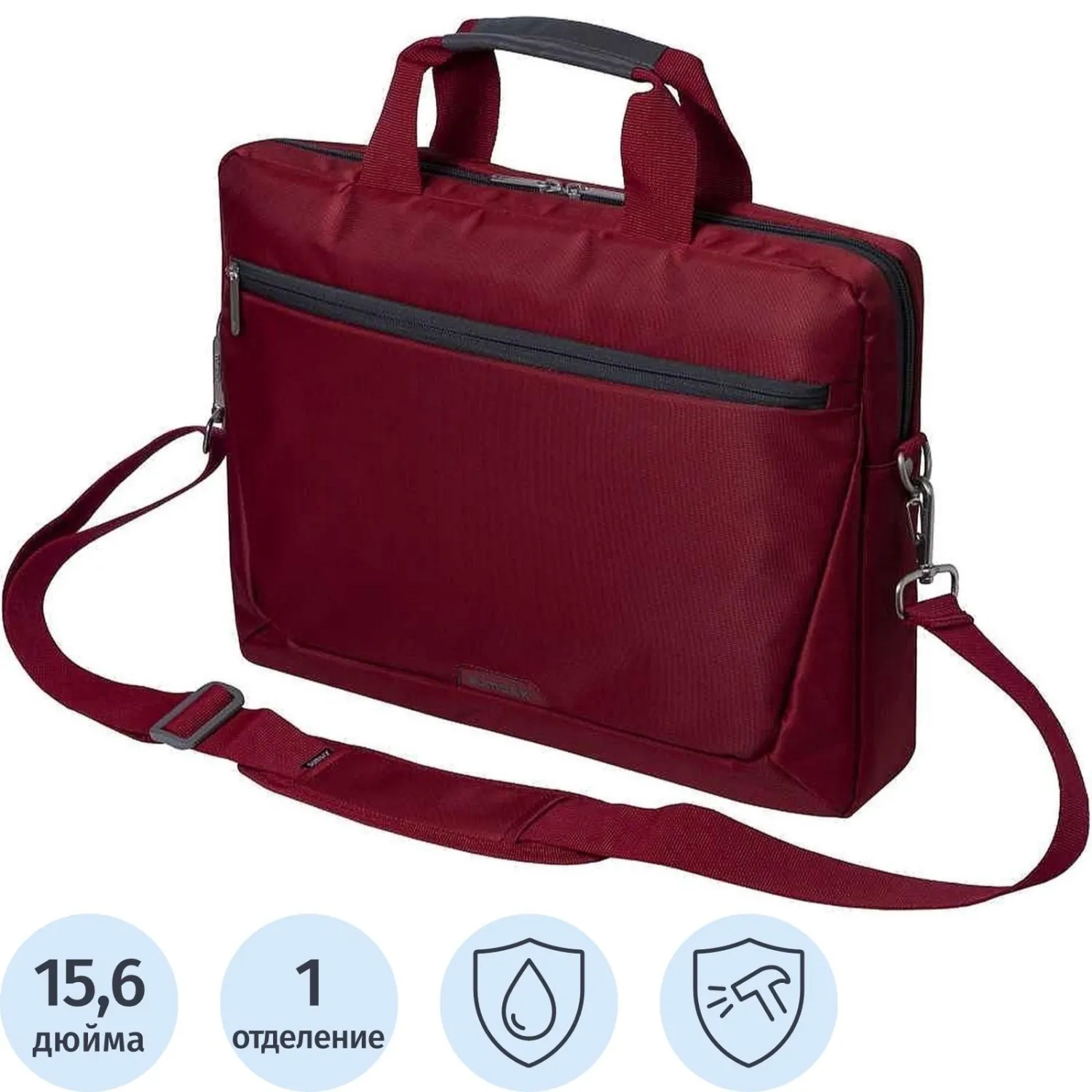 Сумка для ноутбука 15.6" Sumdex Passage красная (PON-111RD)