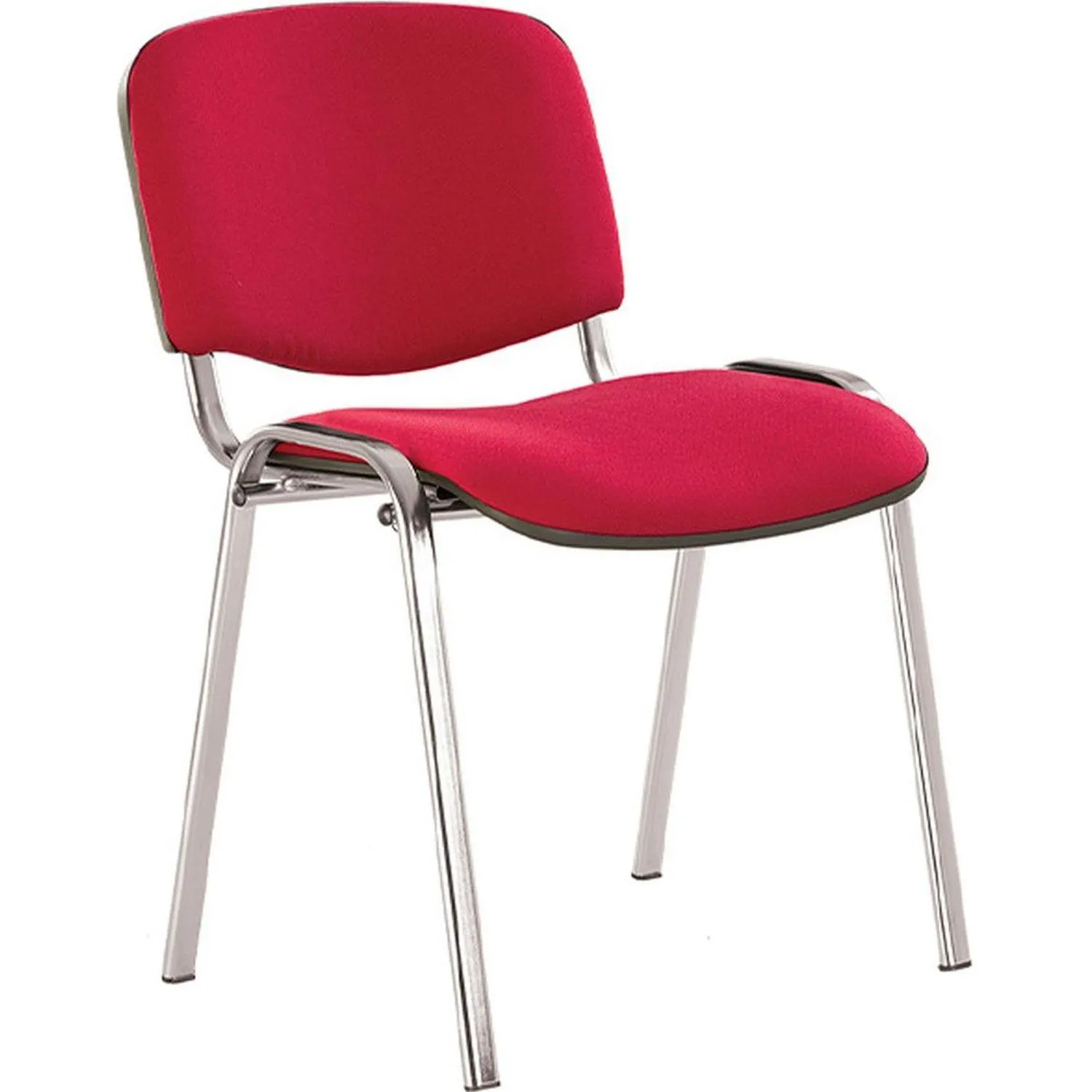 Стул офисный Easy Chair Изо/Iso красный (ткань, металл) (2028507)