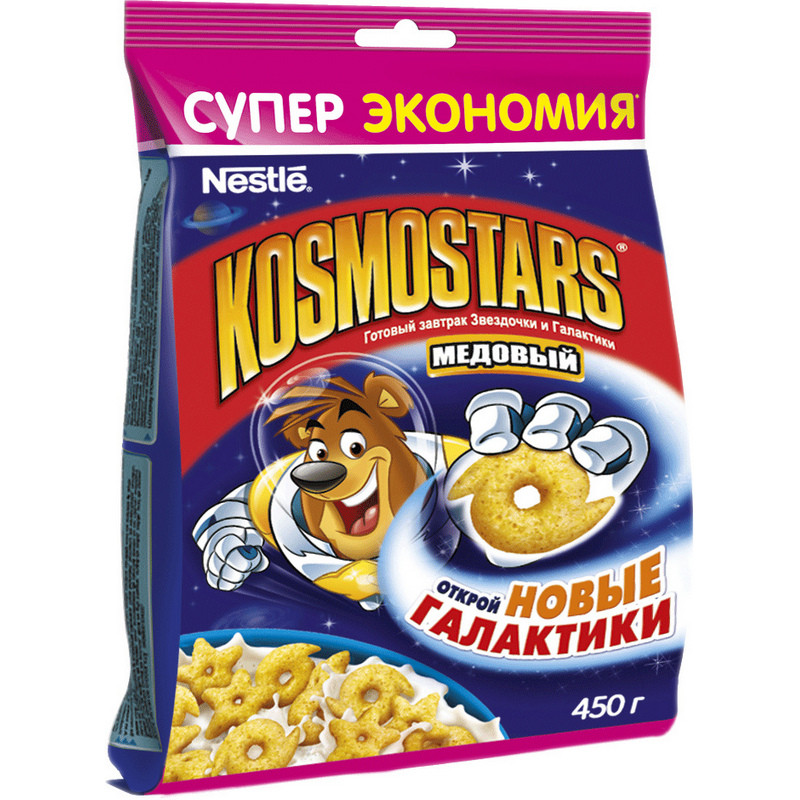 Готовые завтраки хлопья. Kosmostars пакет 450 гр. Nestle Kosmostars. Сухой завтрак Космостарс. Готовый завтрак Космостарс 450г.
