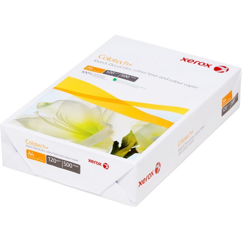 превью XEROX COLOTECH PLUS (А4,120г,170%CIE) 500л/пач.