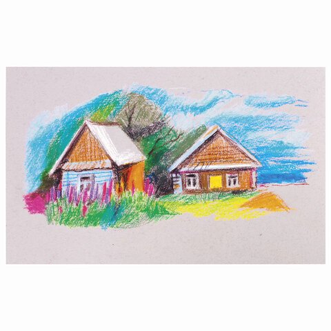 Пастель масляная художественная BRAUBERG ART CLASSIC, 24 цвета, круглое сечение