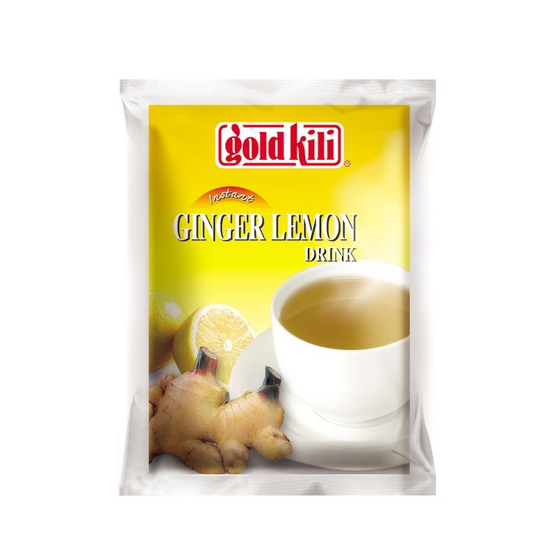 Чайный напиток «Ginger Lemon Drink» имбирный с лимоном и медом, 10 саше по 18 г, GOLD