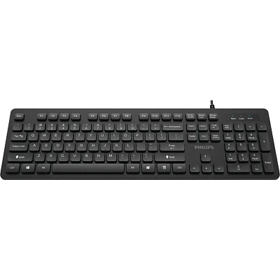 Клавиатура Philips (SPK6264B/60) проводн. USB 2.0 104кл, черный