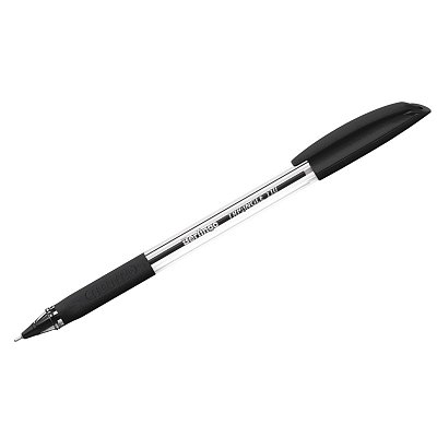 Ручка шариковая Berlingo «Triangle 110» черная, 0.7мм, трехгран., грип