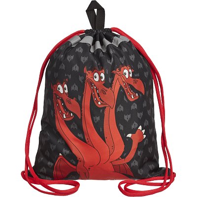 Мешок для обуви КОМУС Три богатыря Горыныч,36×47, карм, светоотр, МО 26-1с-2р