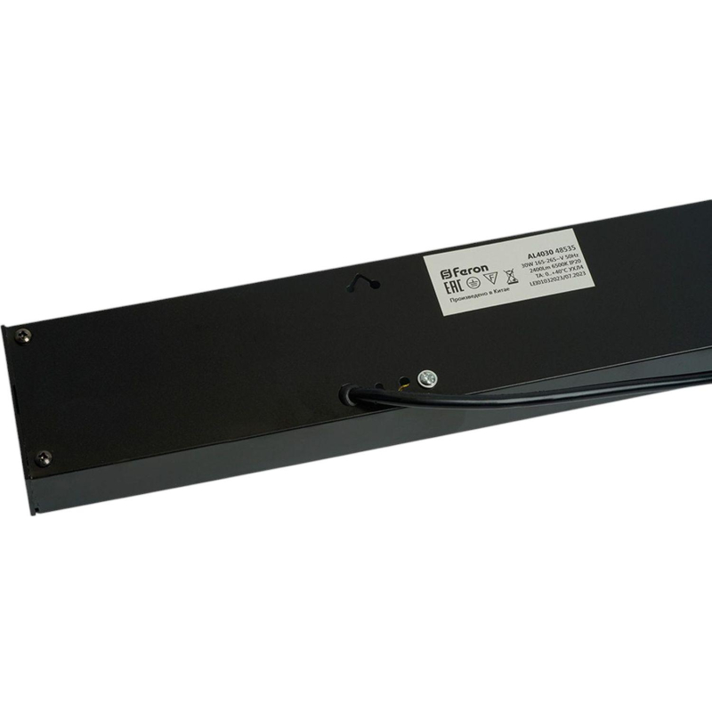 Светильник светод. Feron. ONE AL4030 IP20 30W 6500K, черный 1200×35x70 48535