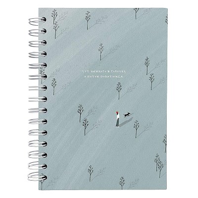Бизнес-тетрадь А5.120л, клетка, спираль, тв. обл, Be Smart, Soul, N3686