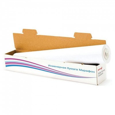 Рулон для плоттера 841 мм х 150 м х втулка 76 мм, 75 г/м2, белизна CIE 164%, Marathon XEROX