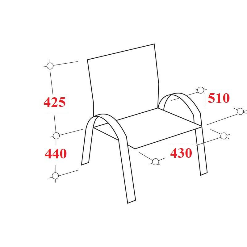 Стул Echair-805 VP для посетителей (кожзам черный, хром)
