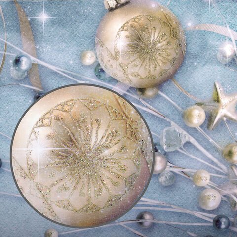 Украшение для окон и стекла ЗОЛОТАЯ СКАЗКА «Зимнее волшебство 2», 30×38 см, ПВХ