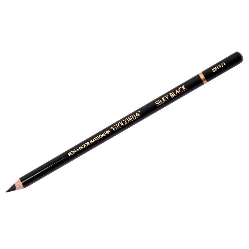 превью Карандаш художественный Koh-I-Noor «Gioconda Silky 8815» B, черн. матовый, заточен. 