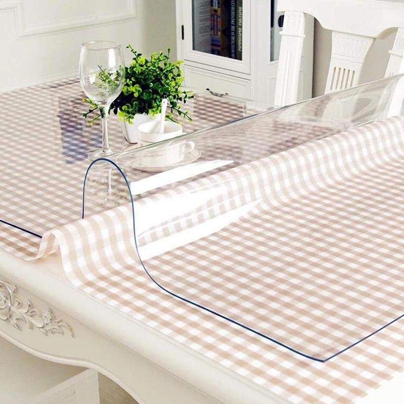 превью Скатерть гибкое стекло Vivacase 60×130×0.1 см ПВХ прозрачная