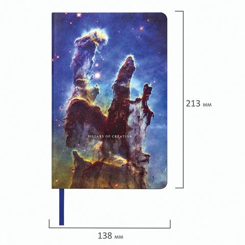 Ежедневник недатированный А5 (138×213мм), BRAUBERG_Серия_2наз4, гибкий, 136л, кожзам, 