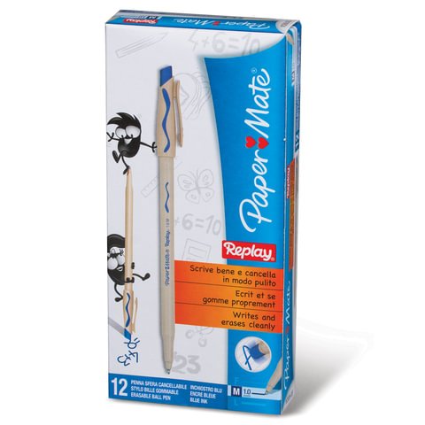 Ручка шариковая PAPER MATE S0190823 стир.Replay синий 0,4мм