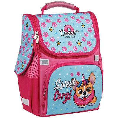 Ранец ArtSpace Junior «Sweet dog» 37×28×21см, 1 отделение, 3 кармана, анатомическая спинка