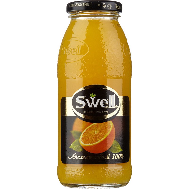 Сок Swell апельсиновый 0.25 л (8 штук в упаковке)