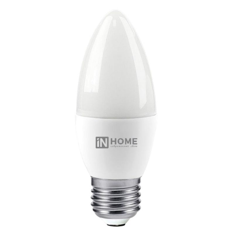 Лампа светодиодная LED-СВЕЧА-VC 8Вт 230В Е27 4000К 760 Лм IN HOME