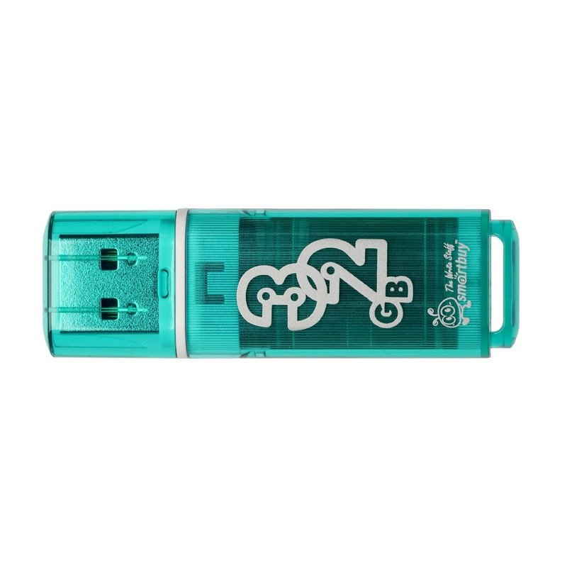 Флеш-память SmartBuy Glossy series 32GbUSB 2.0 зеленая