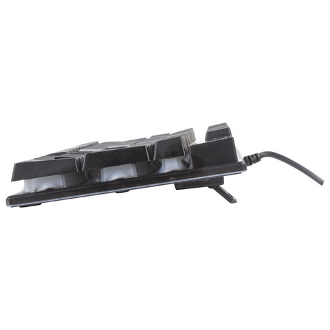 Клавиатура проводная SONNEN KB-7010, USB, 104 клавиши, LED-подсветка, черная