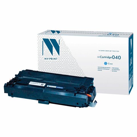 превью Картридж лазерный NV PRINT (NV-040C) для Canon i-SENSYS LBP 710Cx/712Cx, голубой, ресурс 5400 страниц