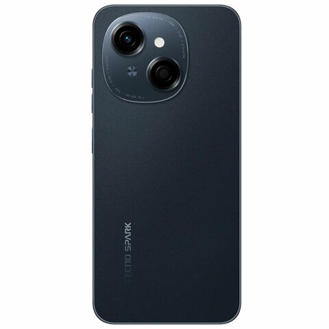 Смартфон TECNO SPARK GO1, 2 SIM, 6.67", 4.5G, 13/8 Мп, 4/64 ГБ, черный, пластик
