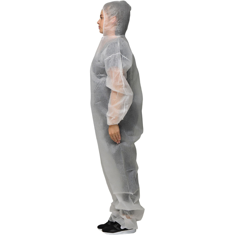 Комбинезон одноразовый Каспер, белый, 20 г/м2, р. ХXХL, кп