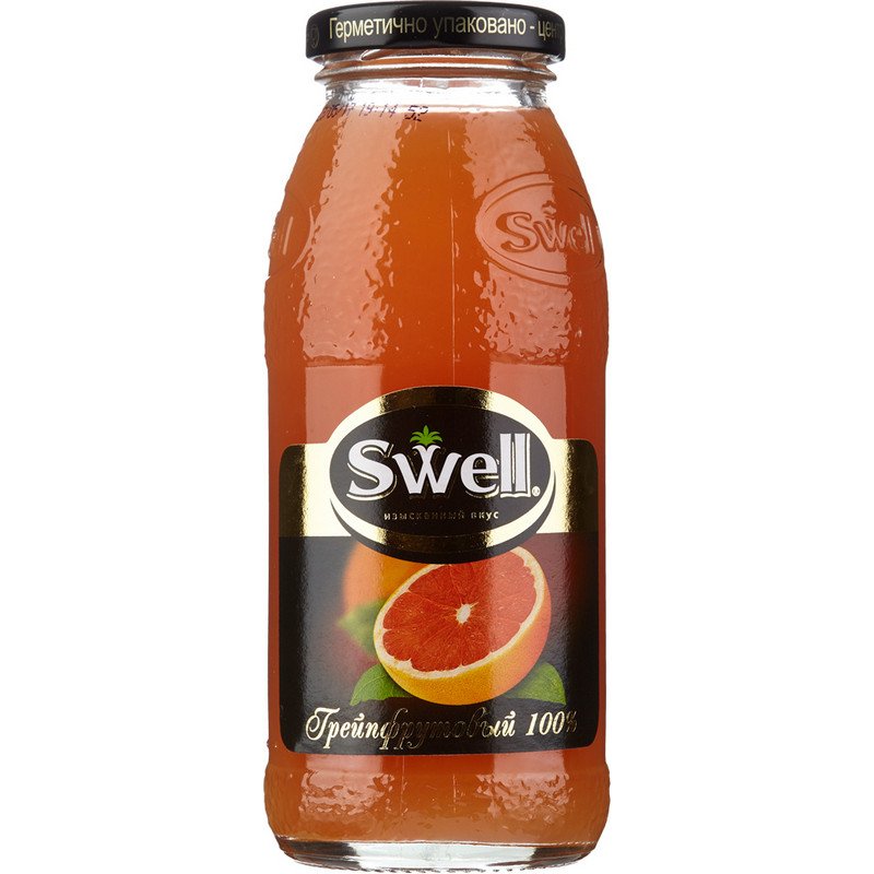 Сок Swell грейпфрутовый 0.25 л (8 штук в упаковке)