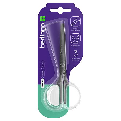 Ножницы Berlingo «Glacier», 16.2см, европодвес