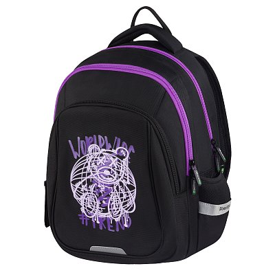 Рюкзак Berlingo Comfort «WorldWide» 38×27×18см, 3 отделения, 3 кармана, эргономичная спинка