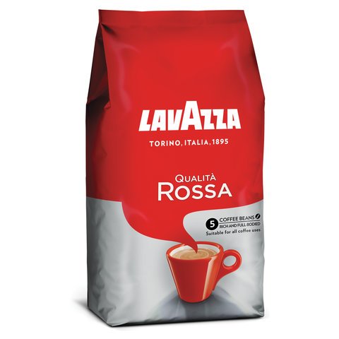 Кофе в зернах LAVAZZA «Rossa», 1000 г, вакуумная упаковка