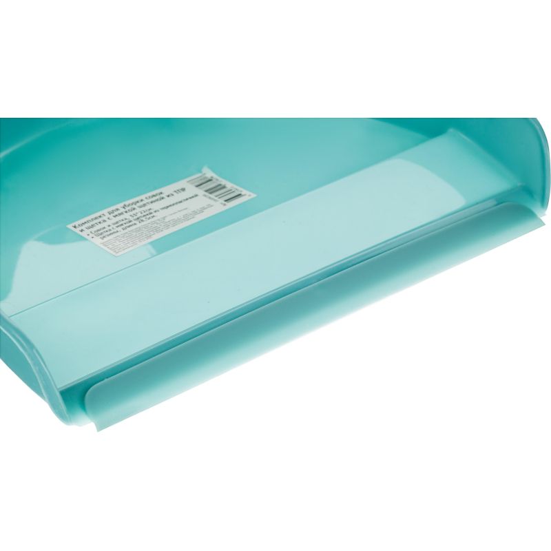 Комплект для уборки совок и щетка с мягкой щетиной из ТПР 33×22см HD5001