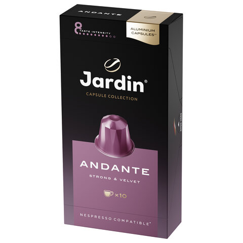 Капсулы для кофемашин Jardin Andante (10 штук в упаковке)