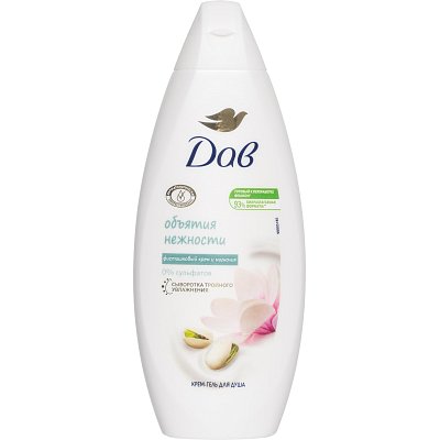Гель для душа Дав фисташковый крем и магнолия, 250 МЛ