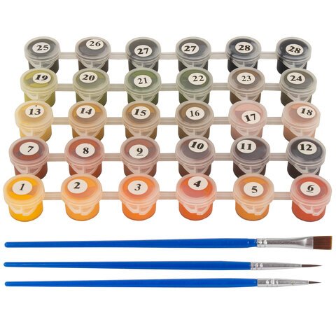 Картина по номерам 40×50 см, ОСТРОВ СОКРОВИЩ «Натюрморт с виноградом», на подрамнике, акрил, кисти