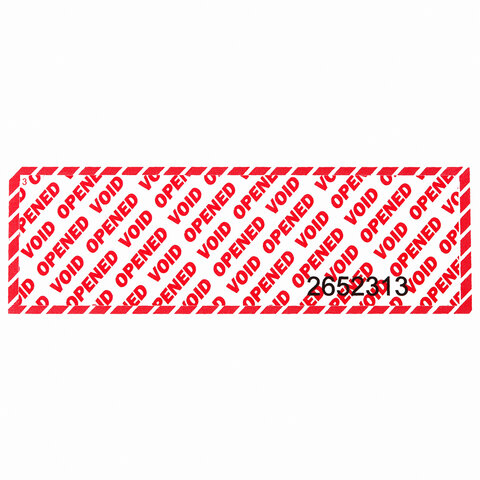 Скотч пломбировочный 50 мм x 66 м, перфорация каждые 150 мм (433 отрезка)