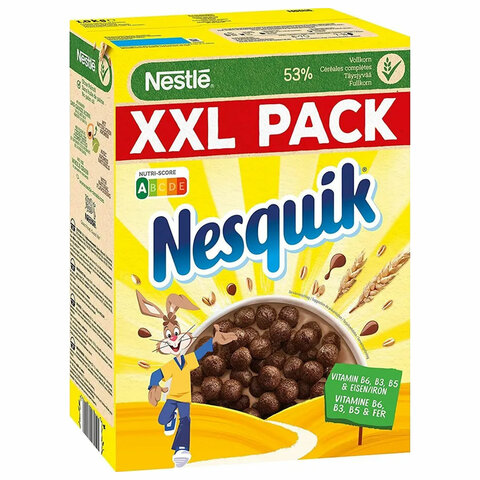 Готовый завтрак NESQUIK «Шоколадные шарики», 625 г, ПОРТУГАЛИЯ